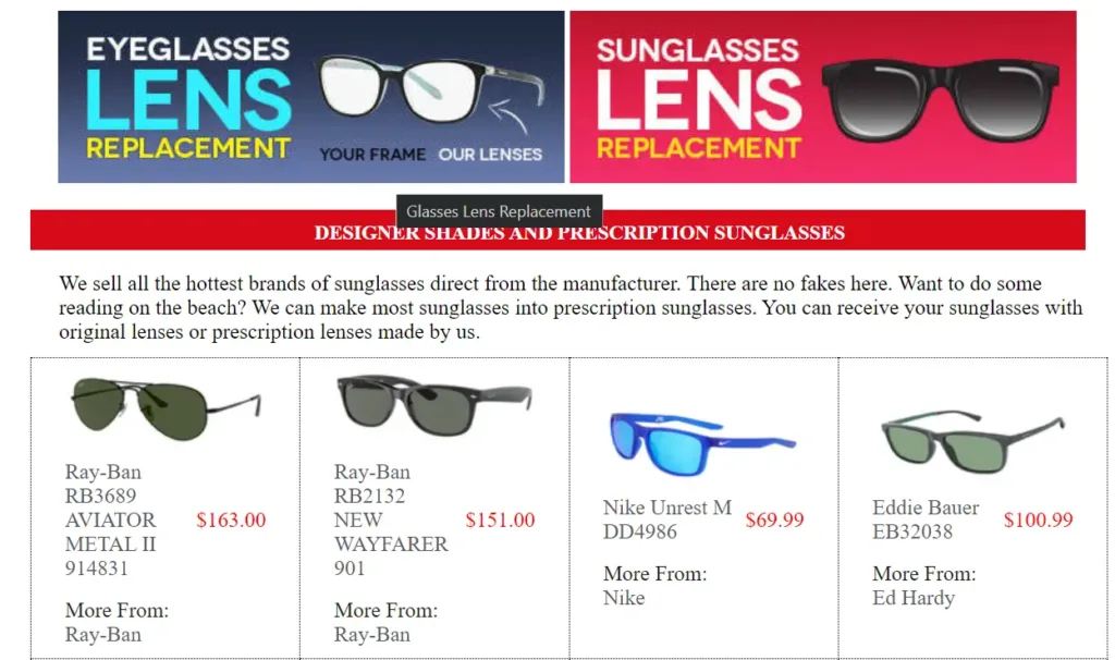 LensesRx Pricing and Discounts Pic