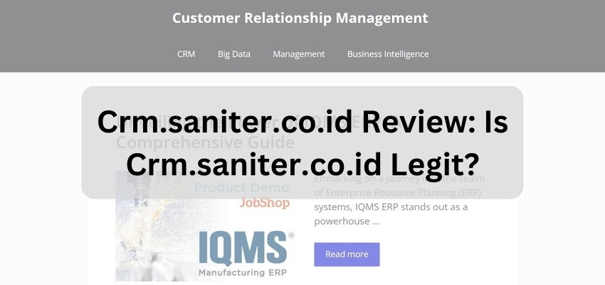 Crm.saniter.co.id Review Is Crm.saniter.co.id Legit