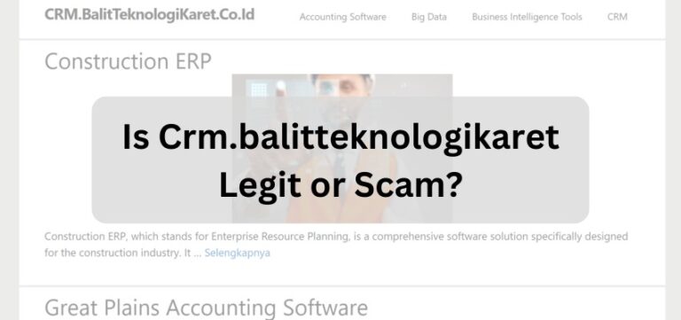 Is Crm.balitteknologikaret.co.id Safe