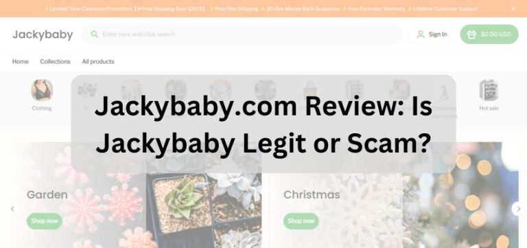 Jackybaby.com Review Is Jackybaby Legit