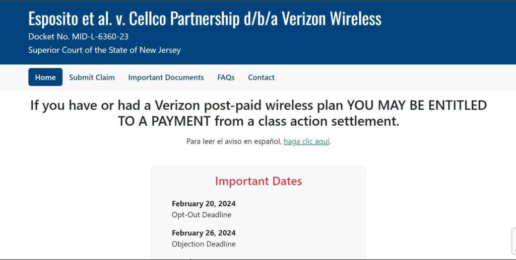 Is Verizonadministrativechargesettlement.com Legit Or Scam?