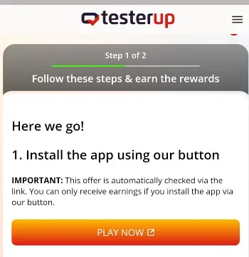 Testerup Screenshot